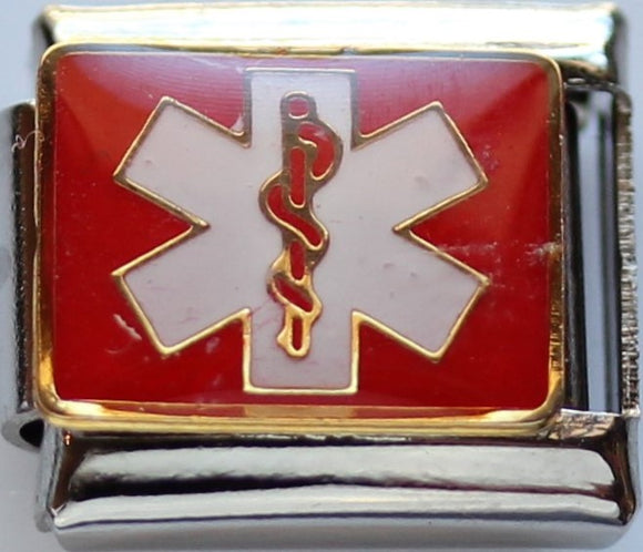 9mm Medical Alert Charms and Bracelets
