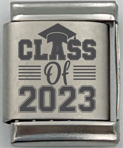 13mm Laser Engraved Charm - Class of 2023