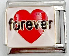 Forever Heart 9mm Charm