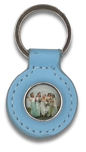 Blue Snap Keyring+Photo Charm *Click to personalize*