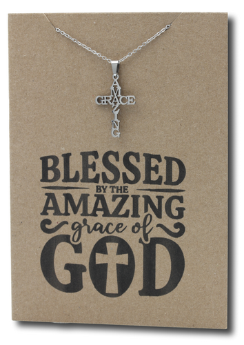 Amazing Grace Pendant & Chain - Card 484