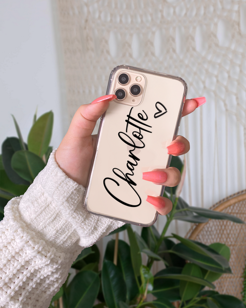 Personalized Doodle Heart Cellphone Case