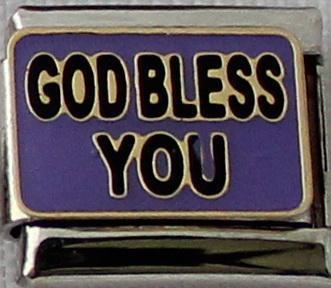 God Bless You 9mm Charm-Charmed Jewellery