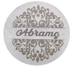 Locket Engraved Family Name Plate (click to personalize)-Charmed Jewellery