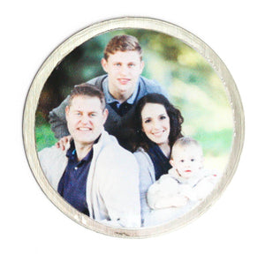 Locket Photo Plate (click product to upload photo)-Charmed Jewellery