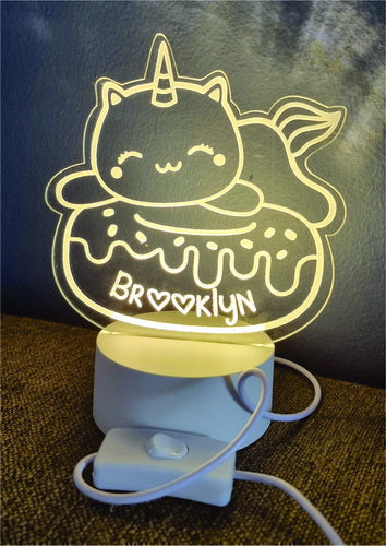 Personalized Custom LED Night Light