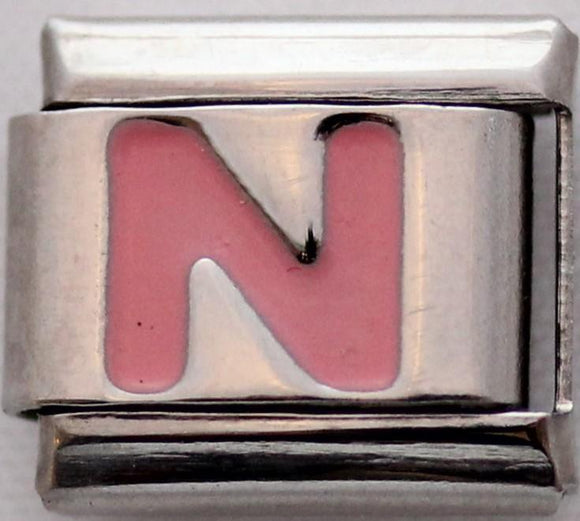 Pink Letter N-Charmed Jewellery