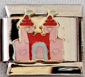 Princess castle 9mm Charm-Charmed Jewellery