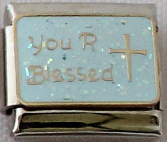You R Blessed 9mm Charm-Charmed Jewellery