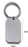 Engraved His and Hers Dog Tag Keyrings