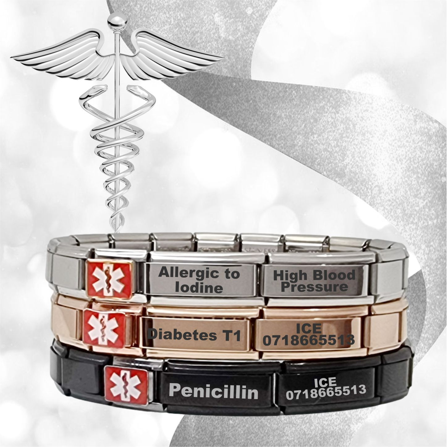 Medical Alert Italian Charms