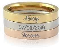 Custom Engraved Rings