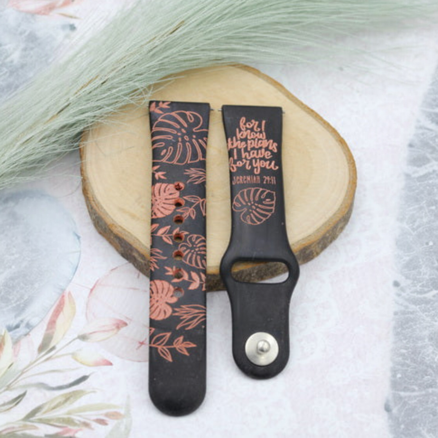 MONSTERA LEAF Personalized Watch Band