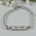 Chunky Personalized ID Bracelet