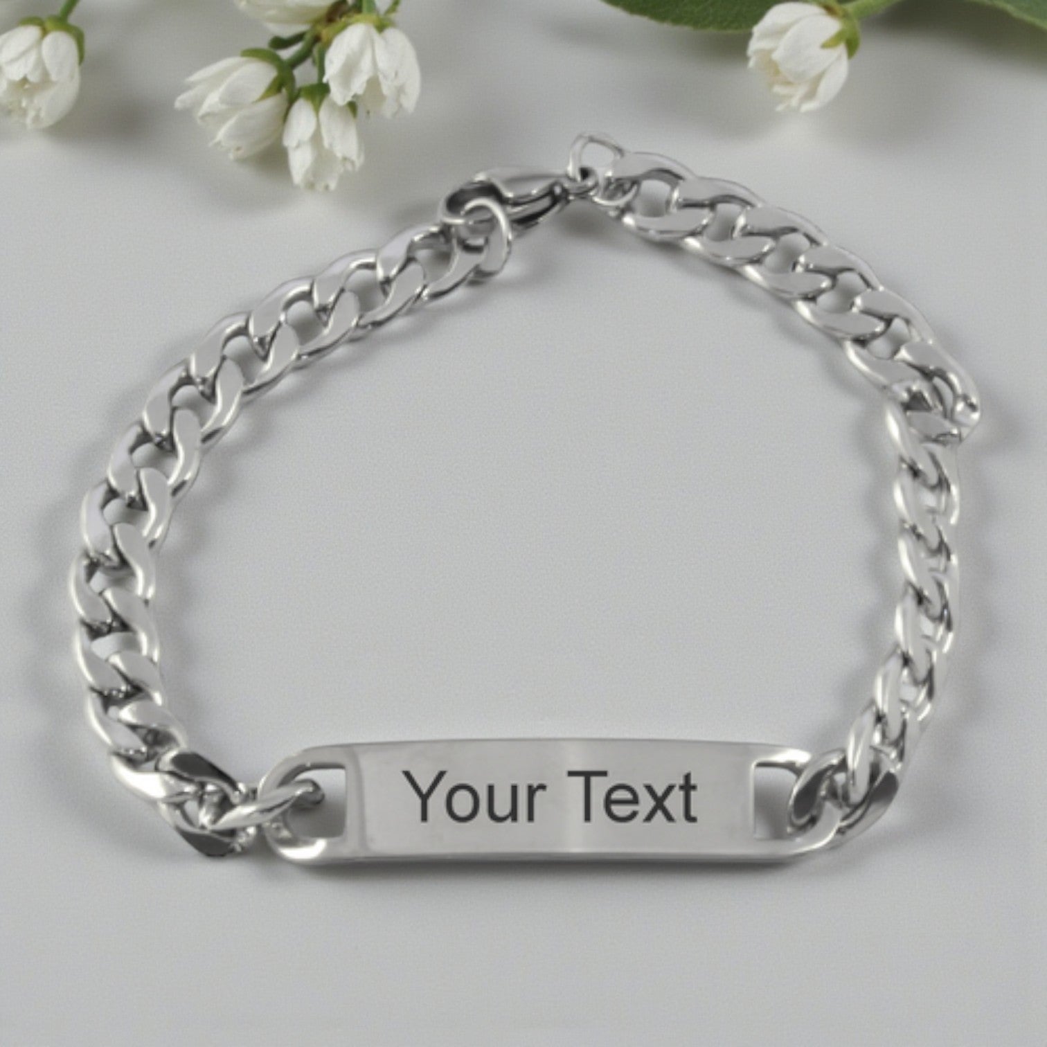 Chunky Personalized ID Bracelet