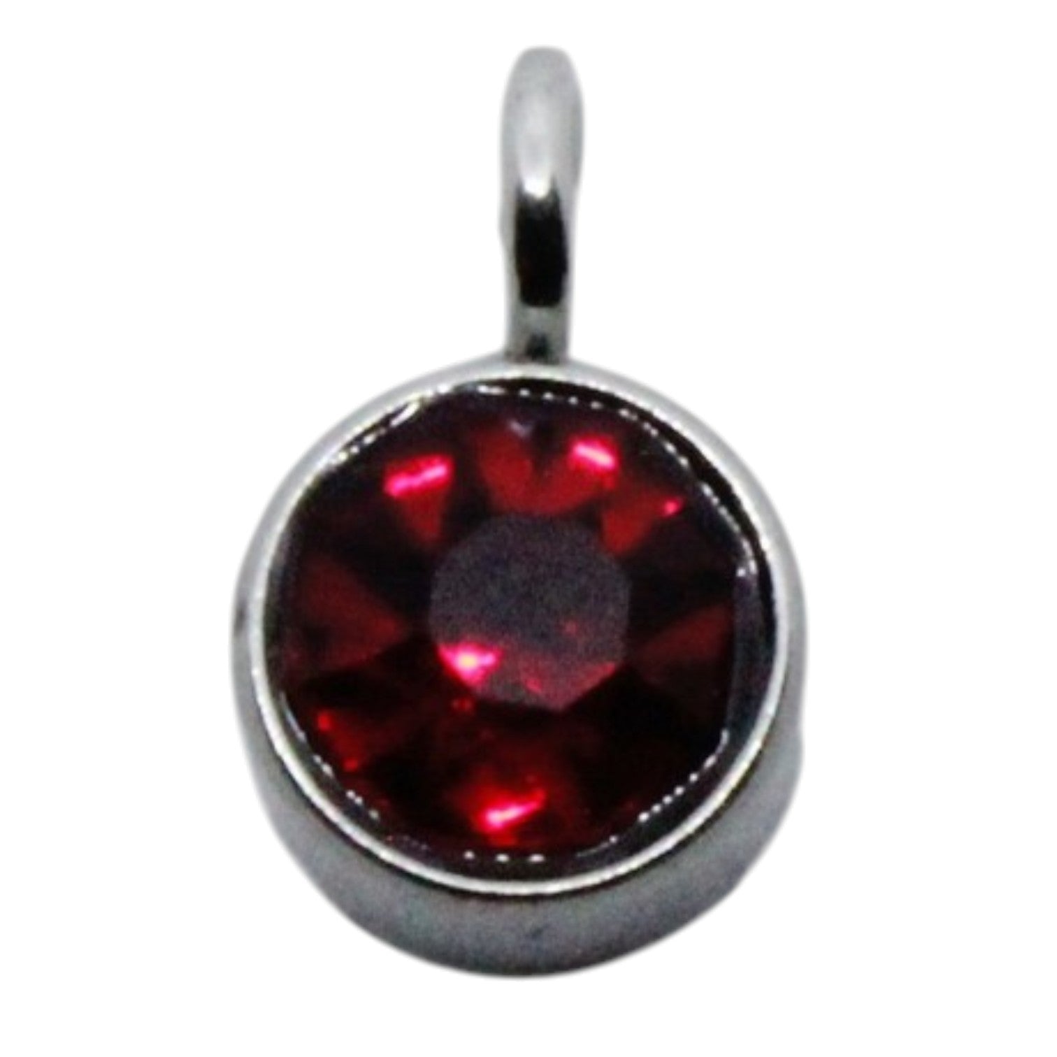 Birthstone Charm January (Engraved jewellery)