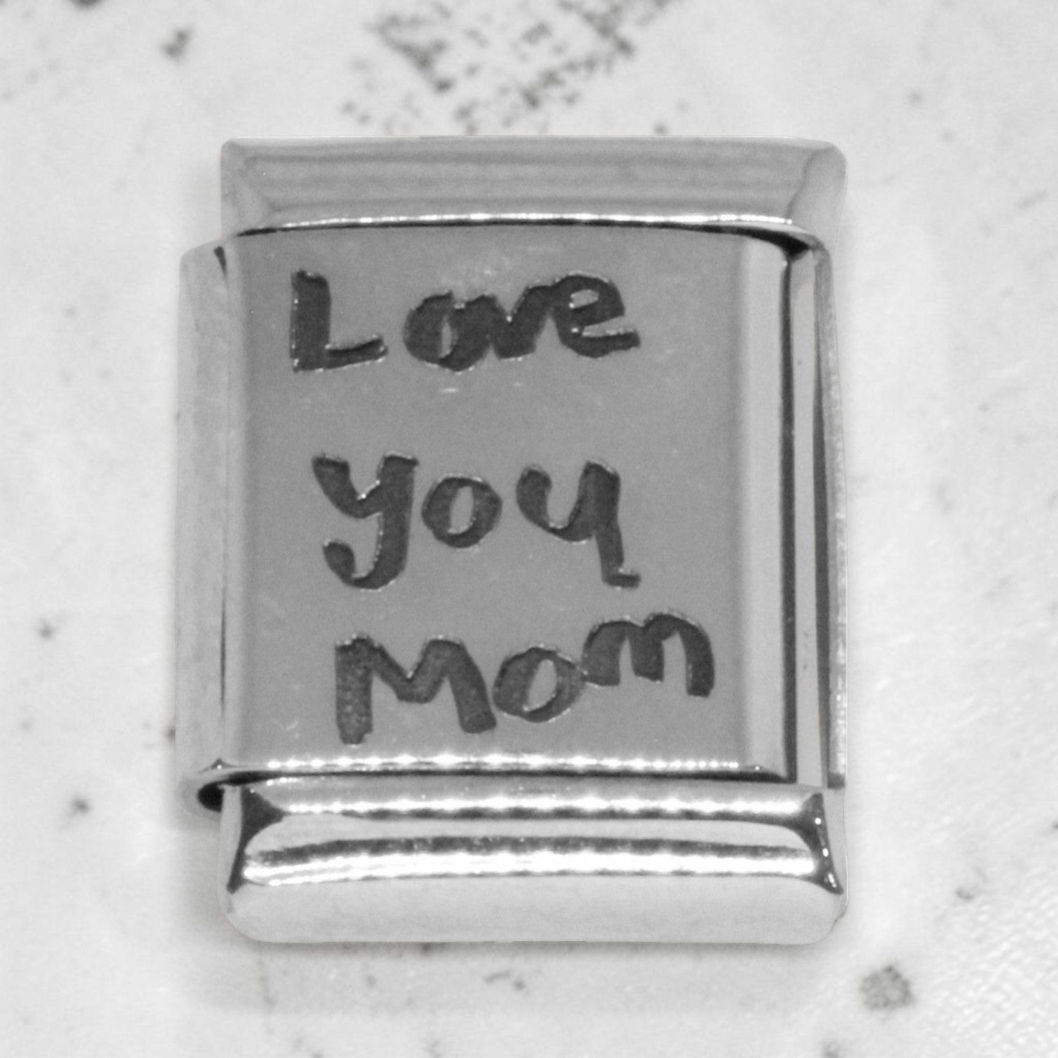 13mm Engraved Custom Image Italian charm