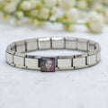 9mm Italian Charm Bracelet and Square Photo Charm