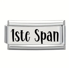 9mm Laser Italian Charm Superlink - 1ste Span