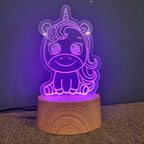 Unicorn 3 LED Night Light