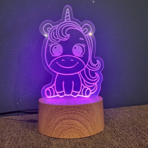 Unicorn 3 LED Night Light