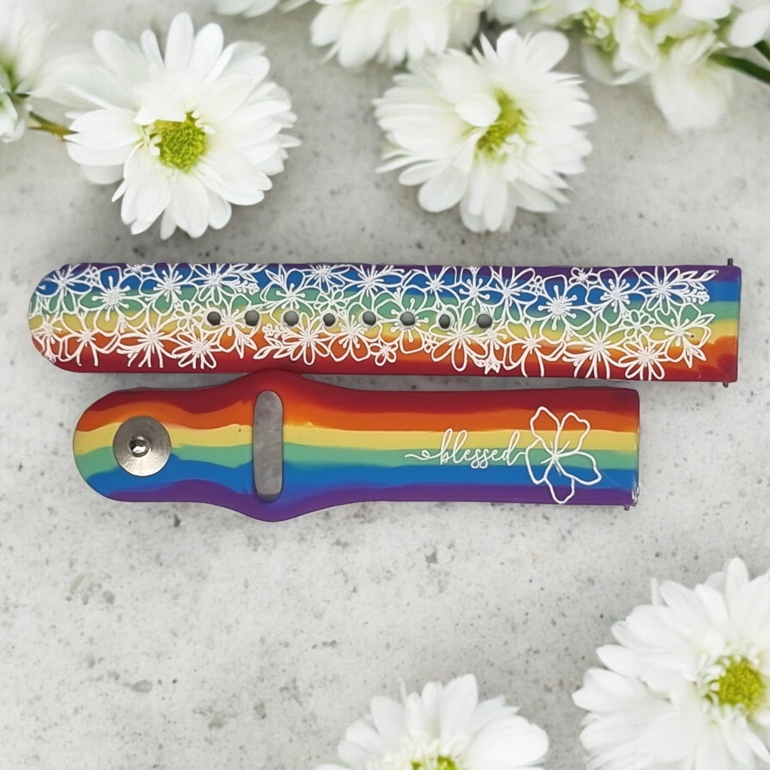 DAISY PATTERN Personalized Watch Band