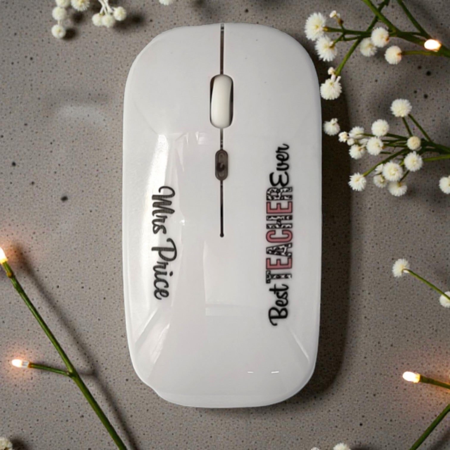 Custom Printed Teacher Mouse