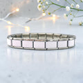9mm White Italian Charm Starter Bracelet (Discontinued)