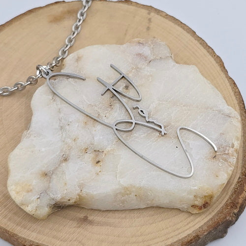 Custom Shape Cut-Out Necklace