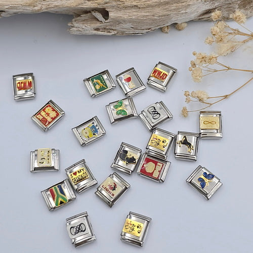 Surprise Pack - 20 Mixed 13mm Italian Charms