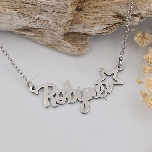 Custom Name Necklace with Icon