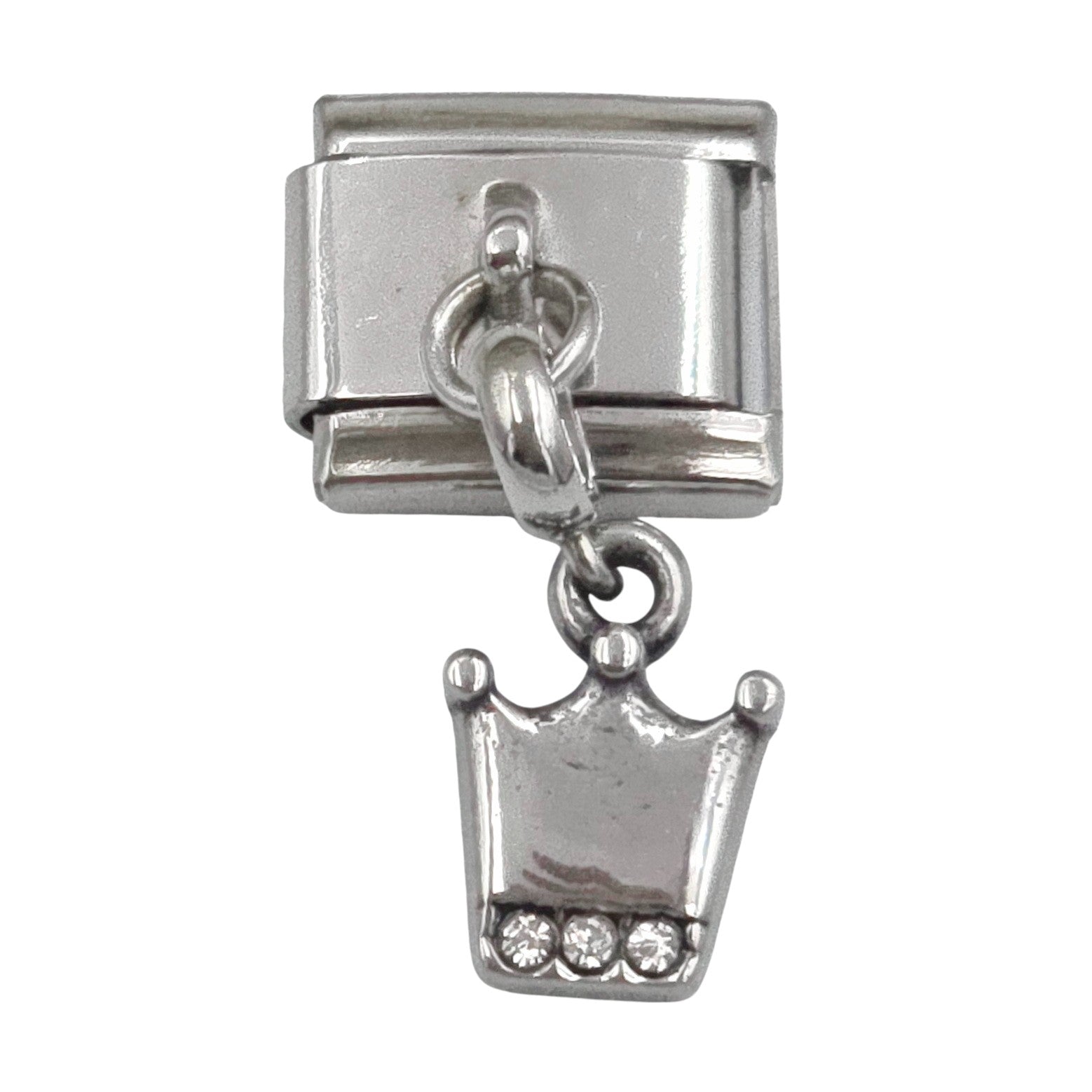 9mm Small Crown Dangle Charm
