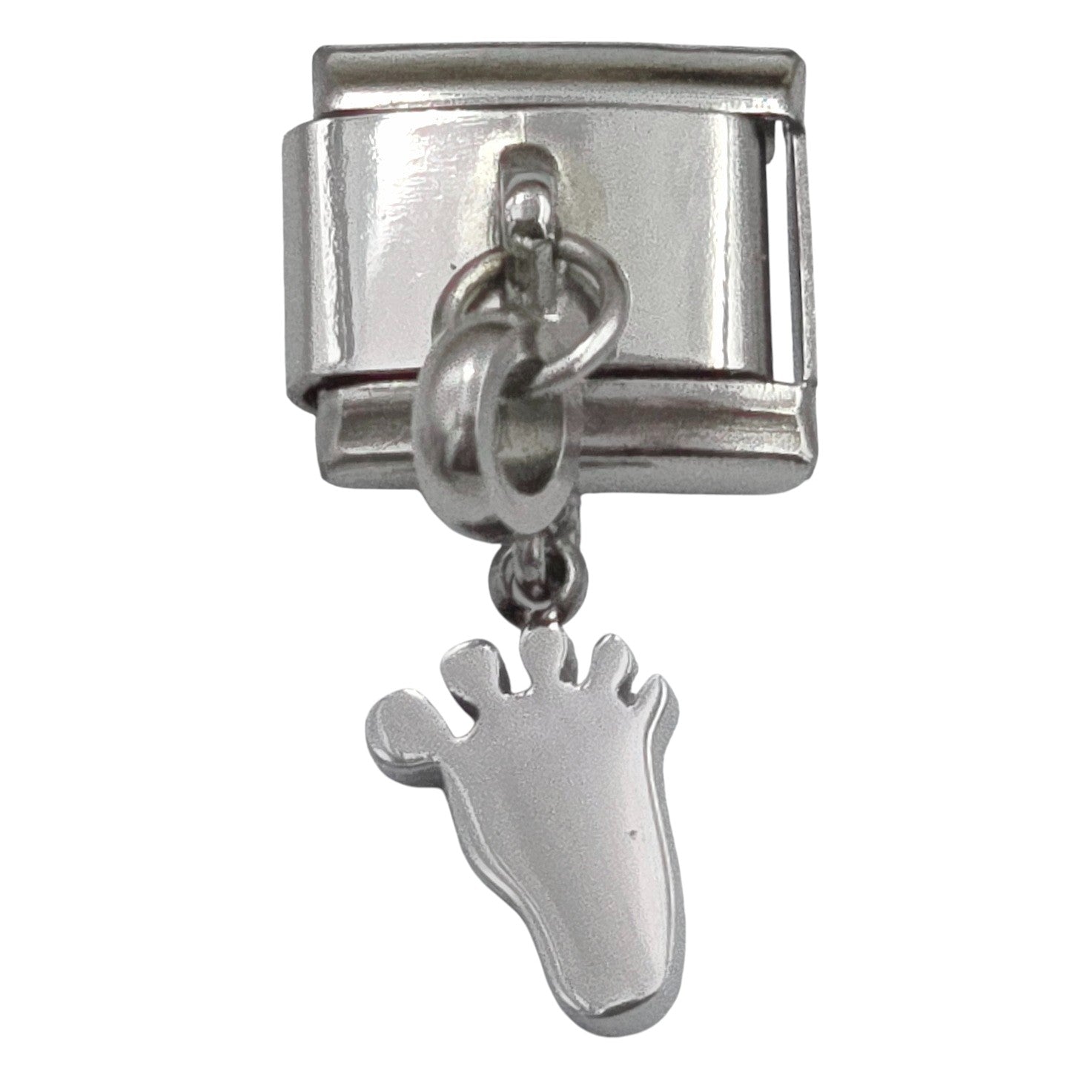 9mm Small Foot Dangle Charm