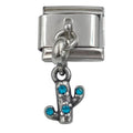 9mm Small Cactus (Stones) Dangle Charm