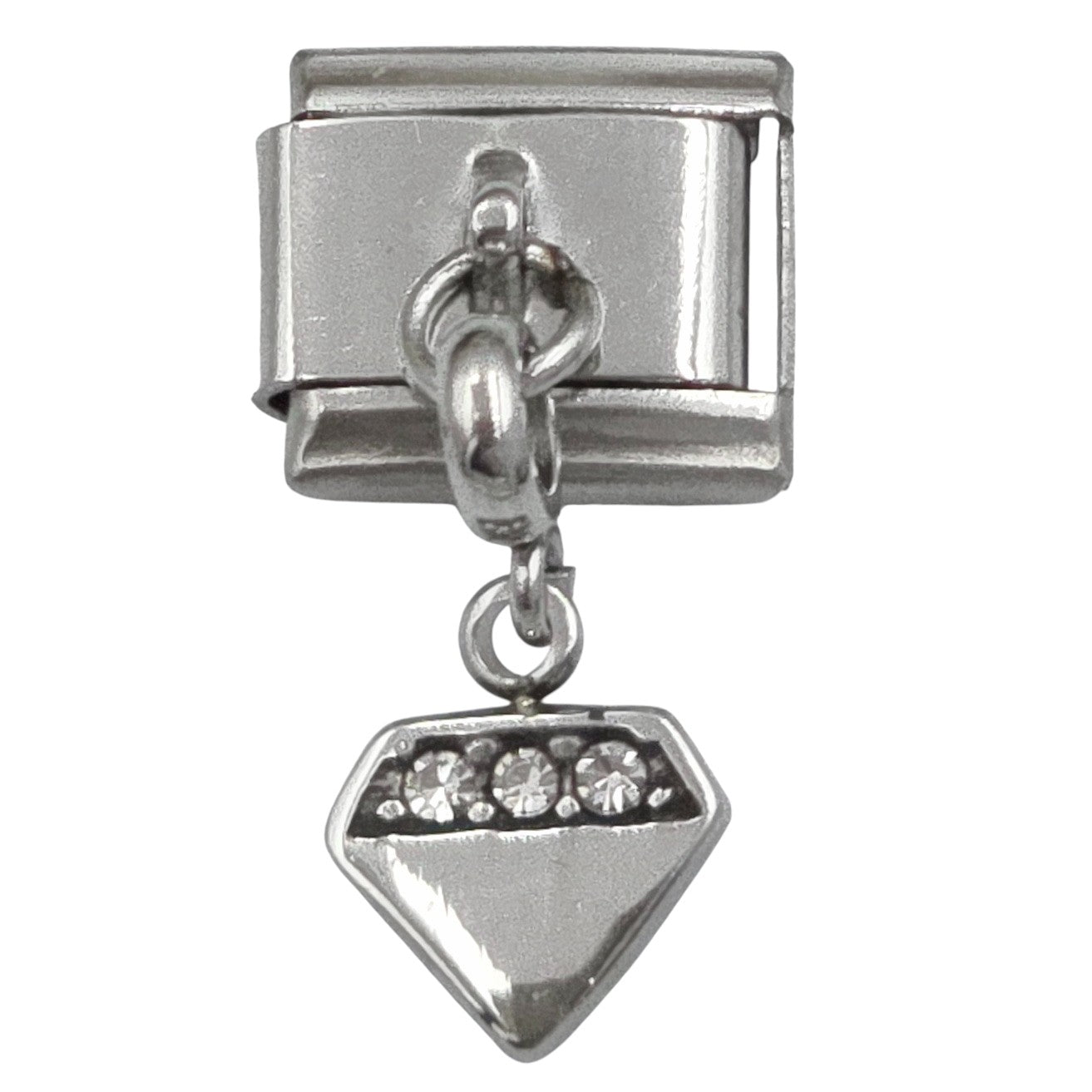 9mm Small Diamond Dangle Charm