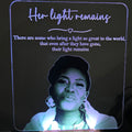 Her Light Remains Custom LED Night Light