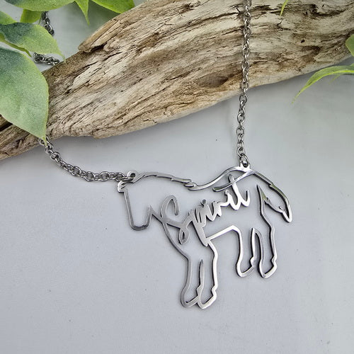 Custom Name Horse Necklace