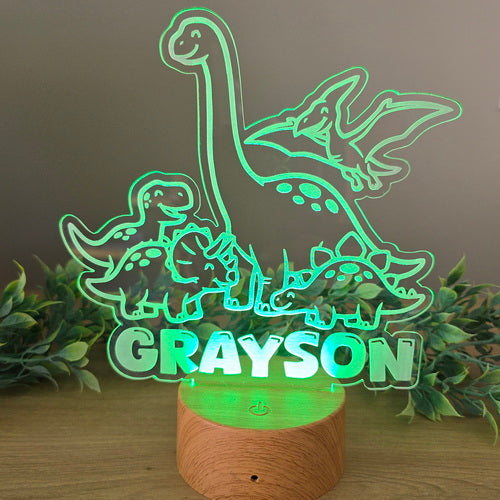 Dinosaurs Custom LED Night Light