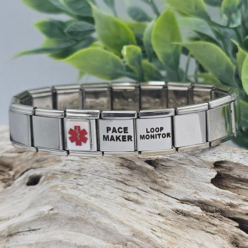 13mm Medical Alert Charm Bracelet