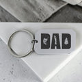 DAD Fishing Engraved Keyring