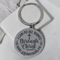 Engraved Personalized Scripture Keyring