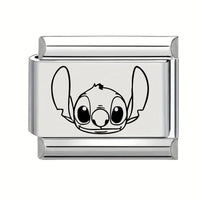 9mm Laser Engraved Charm - Stitch 1