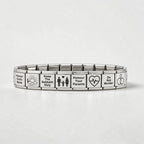 13mm Italian Charm Bracelet - 10 Commandments