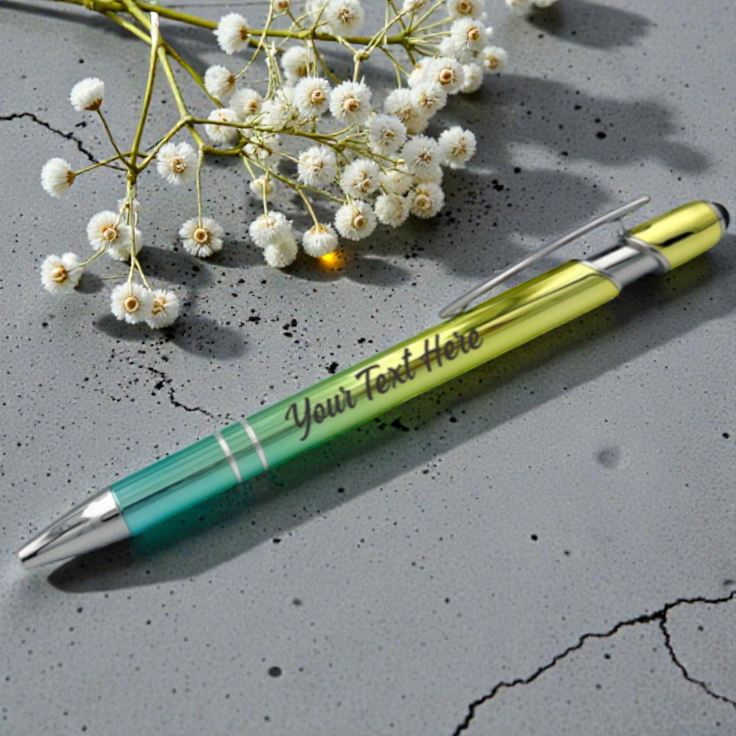 Personalized Stylus Pen - Ombre Blue/Green*