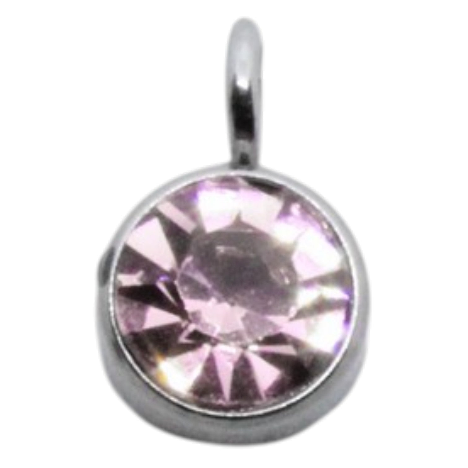 Birthstone Charm October (Engraved jewellery)