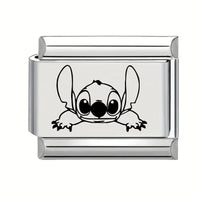 9mm Laser Engraved Charm - Stitch 2