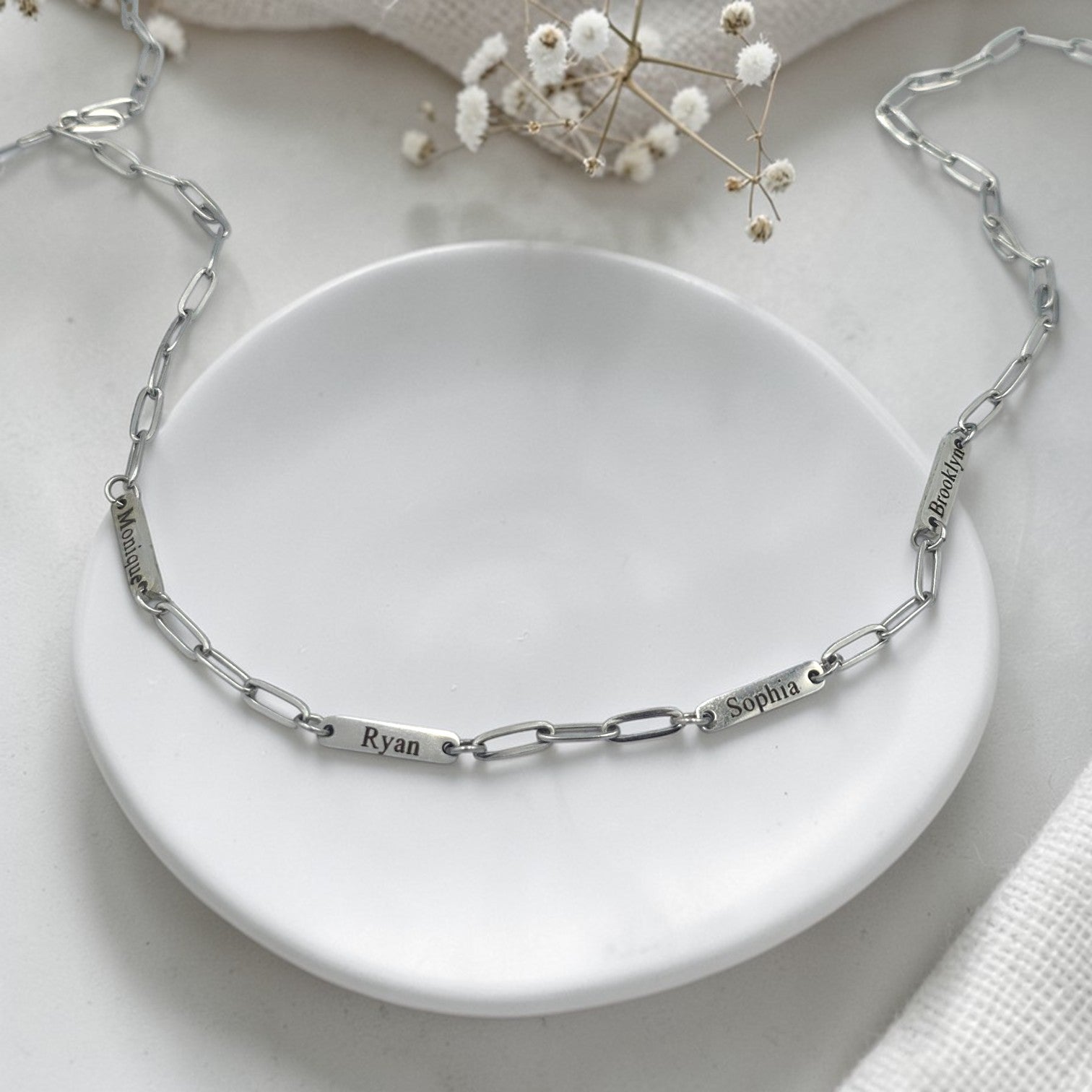 Personalized 4 Bar Necklace