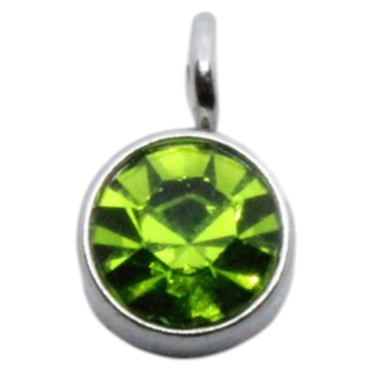 Birthstone Charm August (Engraved jewellery)