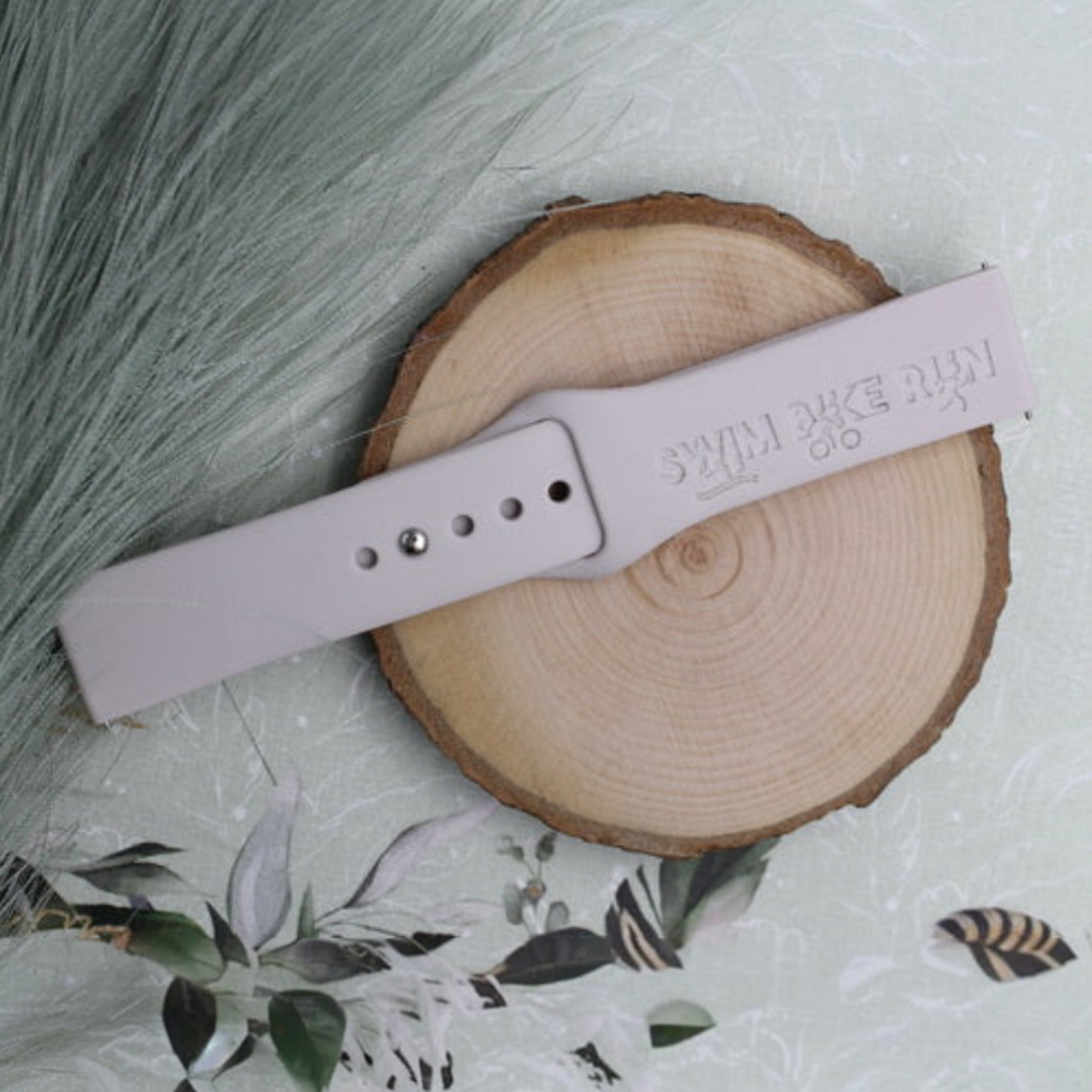 SWIM BIKE RUN Personalized Watch Band