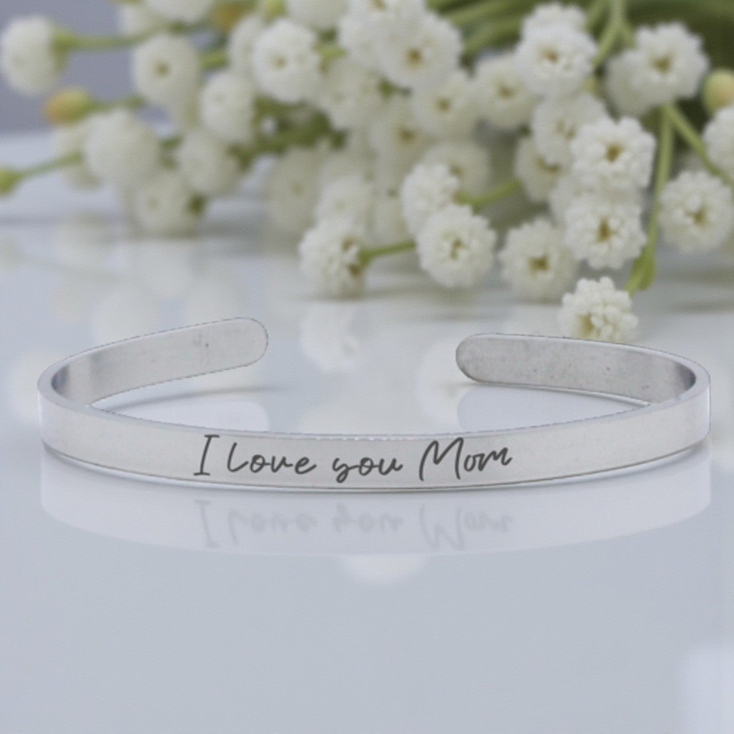 Custom Engraved 5mm Stainless Steel Bangle